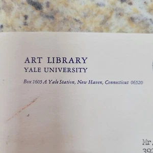 Yale University 1967 US 5 Cent George Washington Stamp Blue - On Post - Rare - Picture 1 of 8