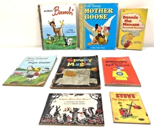 8 VTG Books: Where have you Been, Bambi, Mother Goose, Spooky Magic & More - Imagen 1 de 12