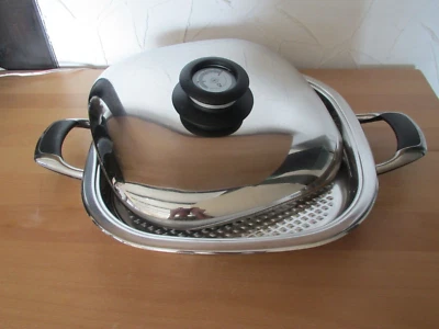 AMC Arondo Pfanne, Grillpfanne quadratisch, Deckel Visiotherm, 28 cm, 1,6 ltr. - Bild 1 von 2