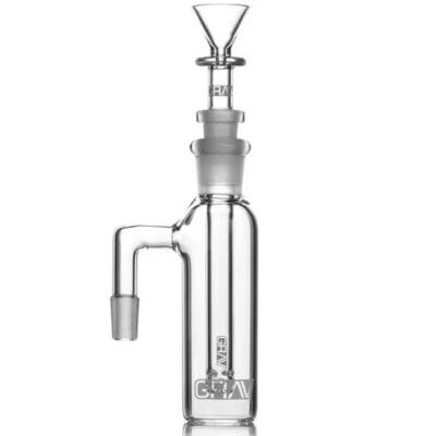 GRAV Labs 14mm Standard 90° Ash Catcher w/ Funnel Bowl & Removable Downstem