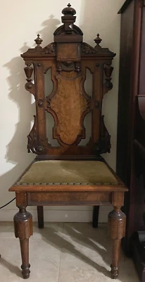 SILLA Y CARTA SALA RENACIMIENTO RENACIMIENTO AÑOS 1870 MUSEO METROPOLITANO ARTE P/U FLA Foto 1 de 4