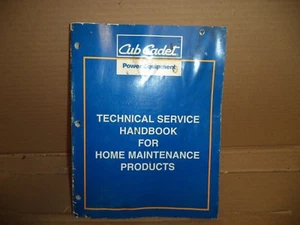 90-95 Cub Cadet Technical Service Handbook for Home Maintenance Product 772-9056 - Picture 1 of 5