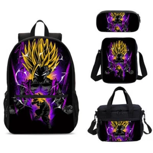 Dragon Ball Z Son Goku Boy School Backpack Insulated Lunch Bag Pen Bag Value Lot - Imagen 1 de 19