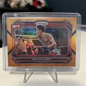 Max Holloway #67 Orange Prizm /99 2023 Panini Prizm UFC