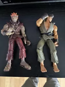 Capcom STREET FIGHTER Resaurus Round 2 AKUMA Modellino 1999 Alternativo Plus Ryu Grigio - Foto 1 di 6
