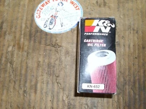 KN-652 K&N OIL FILTER, KTM, Husky, Husaberg and Others,NOS,Original Packaging!# - Picture 1 of 9