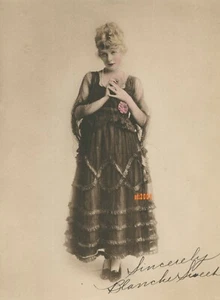 BLANCHE SWEET Vintage Original Hand-Colored Photo Teens to Early 1920s RARE Pose - Picture 1 of 2