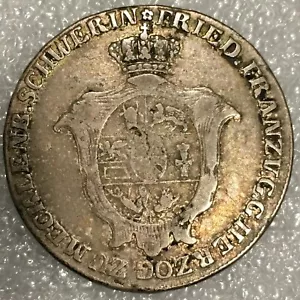 1808 DEUTSCHLAND (Mecklenburg-Schwerin) Silber 2/3 TALER Münze, (.750) 17,32g, 34mm - Bild 1 von 5