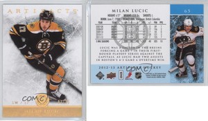 2012-13 Upper Deck Artifacts Gold Spectrum /25 Milan Lucic #65