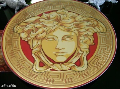 Rosenthal Versace Christmas Amplified  Golden Coin Platz/-Wandteller 33 cm *NEU* - Bild 1 von 4