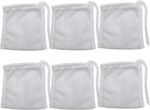 High Flow Aquarium Mesh Media Filter Bags - 6 Pack, 3"X4", for Activated Carbon, - Picture 1 of 7