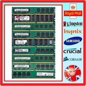 Desktop Non-ECC DDR2 Unbuffered Memory Modules Various Brands/Speeds/Capacities. - Picture 1 of 1