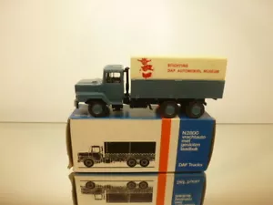 LION CAR 72 DAF N2800 TORPEDO TRUCK MUSEUM - BLUE 1:50 RARE - VERY GOOD IN BOX - Imagen 1 de 8
