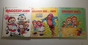 Raggedy Ann 3 Books from the 1970s - Picture 1 of 4