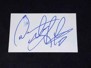 Dennis Rodman Signed 3x5 Index Card JSA COA Bulls Pistons Basketball HOF - Picture 1 of 2