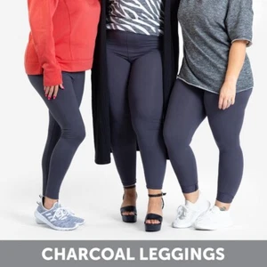TC2 LuLaRoe ~ SOLID CHARCOAL GRAY ~ Leggings SIZES 18+, new in package! - Picture 1 of 3