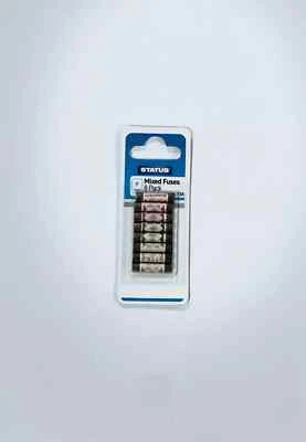 Status Mixed Fuses 8 Pack – 3A, 5A, 13A Plug Top Fuses for UK Electrical Devices