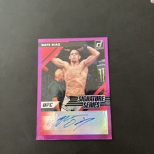 2022 Donruss UFC Signature Series Autographs Holo Purple Nate Diaz SS-NDZ