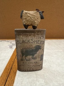Vintage Black Sheep Cigar Tin - 5 Cents- A Sanitary Package for 25 Cents- Empty - Picture 1 of 12