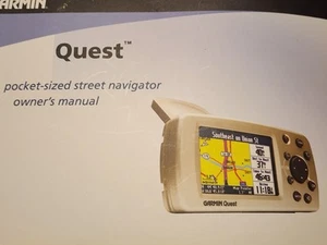 Garmin Quest Pocket Sized Street Navigator Handheld GPS Home & Vehicle Mount - Picture 1 of 15