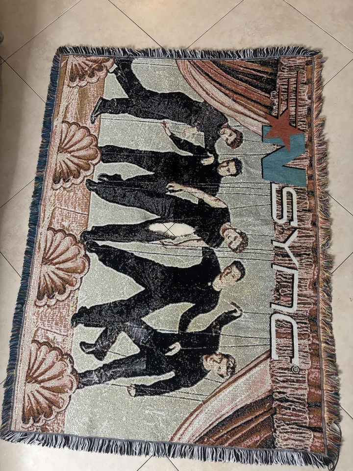 Manta tapiz vintage NSYNC Northwest Company hecha en EE. UU. marioneta Foto 1 de 4