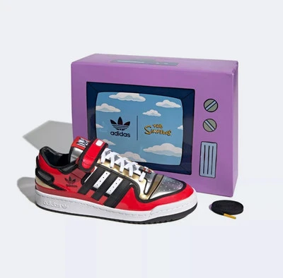 Adidas Forum 84 Low Simpsons Duff Beer Superstar Shoe Gazelle Mens Size 11.5 NIB - Image 1 of 4