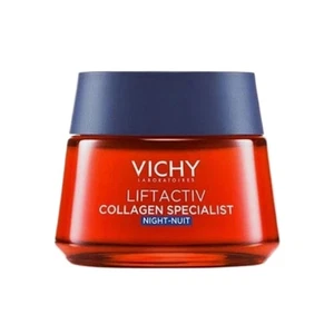 Neu Vichy Liftactiv Collagen Specialist Nachtcreme 50 ml reduziert Falten - Bild 1 von 6