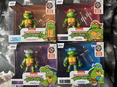JADA TOYS Full Set Jada Metals Die Cast Ninja Turtles TMNT