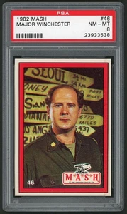 1982 Donruss MASH Trading Card #46 Major Winchester PSA 8 - Foto 1 di 3
