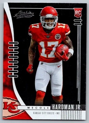 2019 Panini Absolute Red Mecole Hardman Jr. Kansas City Chiefs #128 - Image 1 of 2