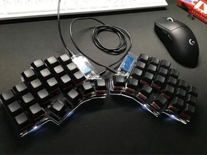 Lunakey Mini Split 40% Mechanical Keyboard 44-Key Preassembled Used - Picture 1 of 5