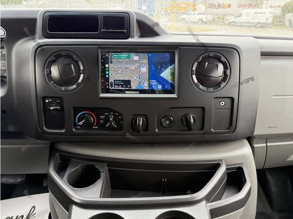 64G Android 15 Carplay Car Radio Stereo Sat Nav 7" For Ford E150 E250 2009-2014 Foto 1 de 4