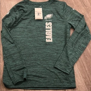 Kids Green Eagles Long Sleeve Shirt XL 18/20 - Picture 1 of 6