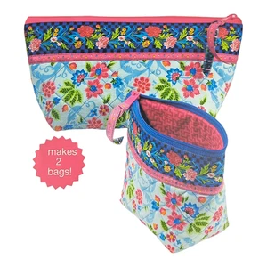 Odile Bailloeul The Queen's Garden Renaissance Ribbons Zippered Bag Sewing Kit - Picture 1 of 7