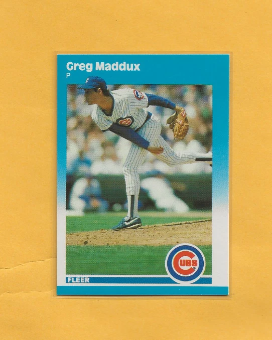Greg Maddux Fleer Rookie Baseball Trading Cards & Accessories for