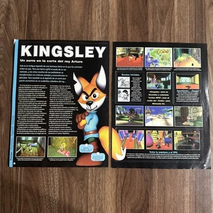 Kingsley Spanish Magazine Video Game Preview Print Ad Sony PlayStation Europe - Picture 1 of 2