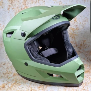 Casco Bell Sanction 2 Full Face MTB BMX mate verde oscuro - Imagen 1 de 4
