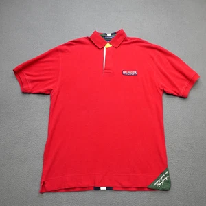 Polo Tommy Hilfiger vintage uomo taglia M anni 90 attrezzatura vela manica corta - Foto 1 di 15