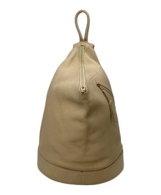 Mochila de cuero LOEWE Anton con cremallera con logotipo de anagrama, ANTIGUA LO Foto 1 de 4