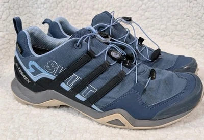 Adidas Mujeres Talla 11 Azul Swift Gore-Tex Terrex Senderismo Trail Correr Tenis Zapato Foto 1 de 4