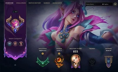 Cuenta League of Legends NA- Nivel 957-Todos los campeones-1730 Skins y más Foto 1 de 4