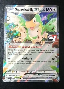 SQUAWKABILLY EX 169/193, HOLO, STAMPED, PRIZE PACK SERIES 5, POKEMON CARD (NM) - Picture 1 of 3