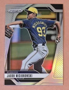 Jacob Misiorowski 2025 Panini Prizm Silver Holo Prizm Prospect Card #4 - Picture 1 of 2