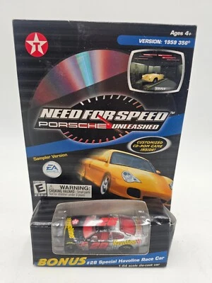 Need For Speed Porsche Unleashed 356 Sampler w/ 1:64 DieCast #28 Havoline NASCAR - Image 1 of 3