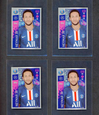 2019-20 Topps UEFA Champions League Sticker Lot of 4 #381 Neymar Jr
