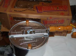 Vintage WHIRLEY POP hand crank popcorn popper NEW - Picture 1 of 5