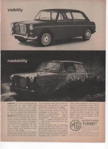 1963 MG berlina sportiva foto e copia stampa d'epoca pubblicità visibilità percorribilità - Foto 1 di 1