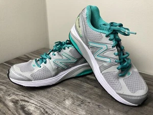 New Balance 1540V2 Athletic Sneakers Womens Size 5.5 Silver/Gray Teal Made USA - Picture 1 of 6