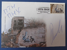 FDC Cover Envelope Stamp Banksy Graffiti PTN FCK Ukraine War Signs Autograph
