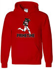 Deion Sanders Atlanta Falcons "Prime Time" Jersey Shirt Hooded Sweatshirt